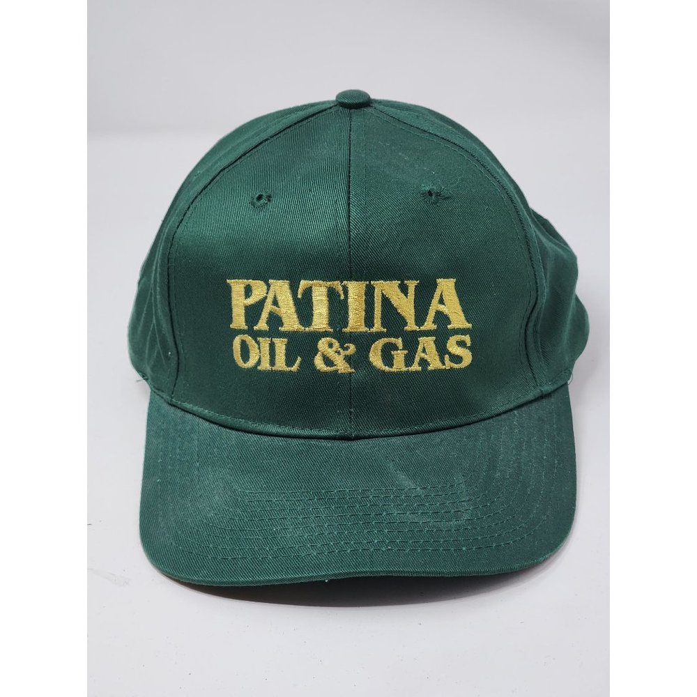 Patina Oil & Gas Snapback Trucker Baseball Hat/Cap‎ Made By Head To Toe Green